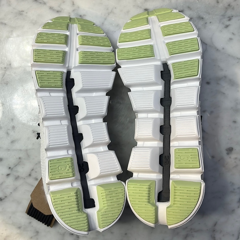 ON Cloud 5 Push Running Shoes in White/Oasis NWT Size 9.5 - Picture 5 of 14